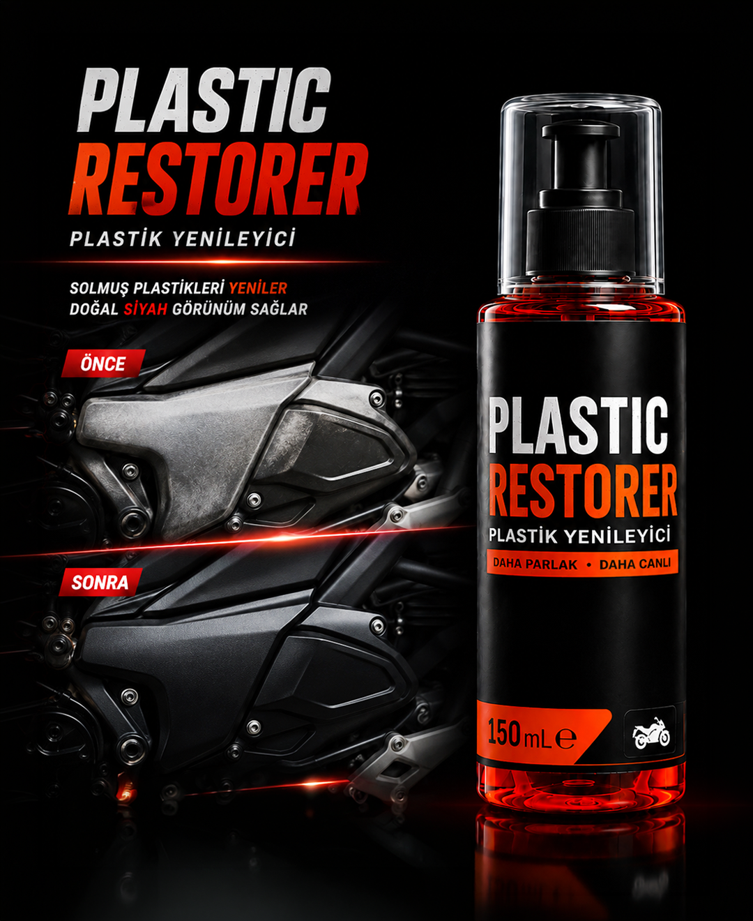 Plastic Restorer Pro 150mL (Plastik Yenileyici)